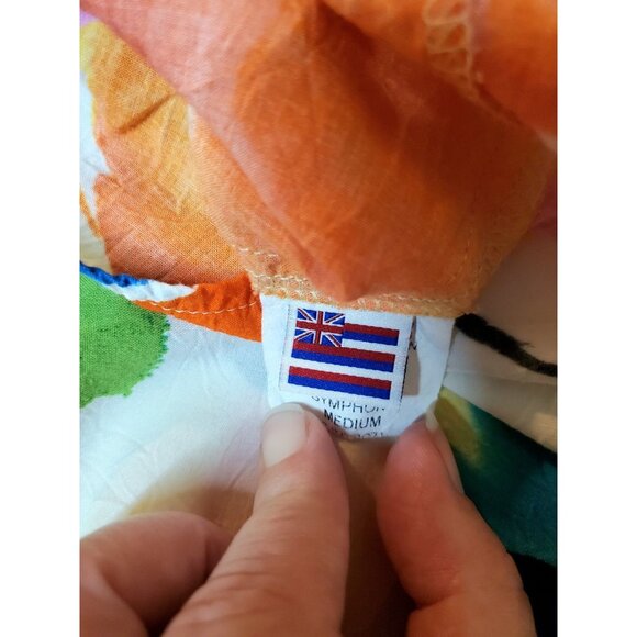 Jam's World Rainbow Abstract Symphony Daydreamer Shirt Top Women's Medium U.S.A. - Picture 9 of 13